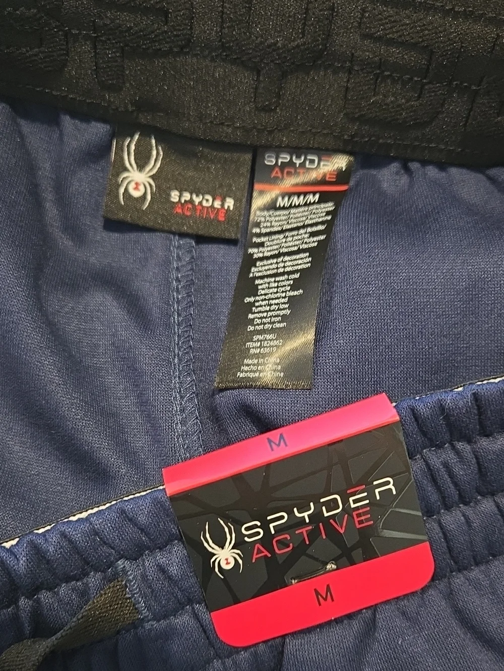 SPYDER ACTIVE Men's Navy Pull-On Jogger Pants Size Med